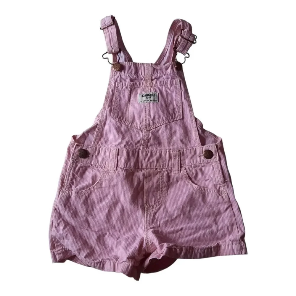 OshKosh B'gosh Pink Overalls with Adjustable Straps